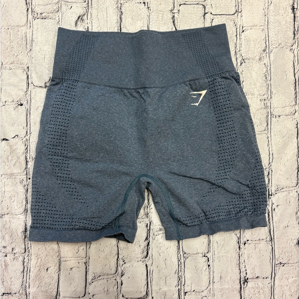 Gymshark Dusty Blue Women's Athletic Shorts